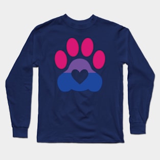 Pride Paw: Bi Pride Long Sleeve T-Shirt